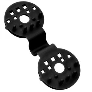 Nortene Kit de fixation pour brise vue tissé à boutonnière "Fixing