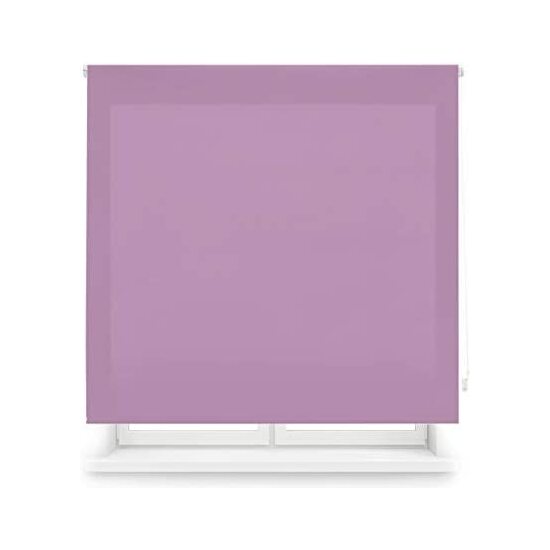 Blindecor | estor enrollable translúcido liso - medidas estor: 120x175 ancho por alto - medidas tela estor: 117x170 - estor color: morado