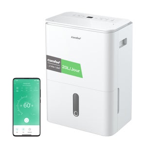 Deumidificatore Elettrico 2700 Ml Con Spegnimento Auto | Luce LED 7 Colori | Silenzioso | Per Camper Bagno E Cantina