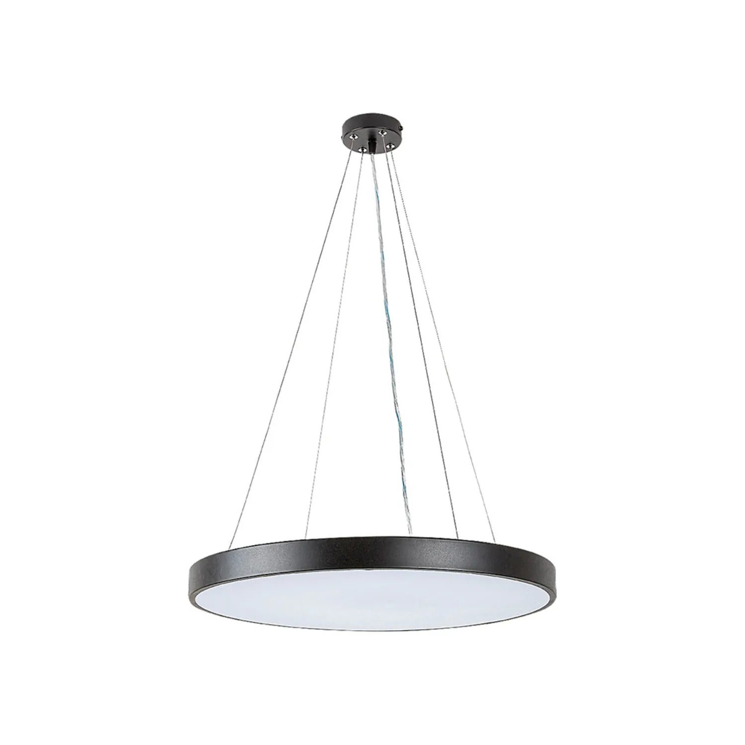 Lampa wisząca Tesia LED 60W Odcienie bieli 2700lm czarno-biała wym:120x60x60cm Rabalux