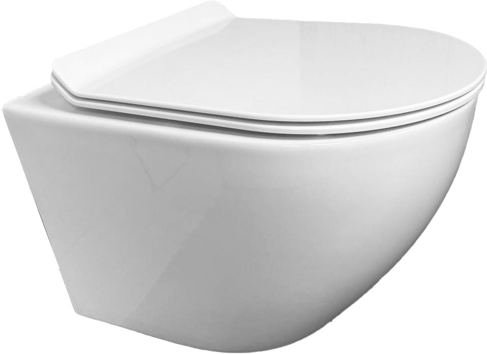 ROCA Active pack cisterna embutida e botão Preto Mate com sanita suspensa TORNADO ROUND de KP branco Tampa fina - 3