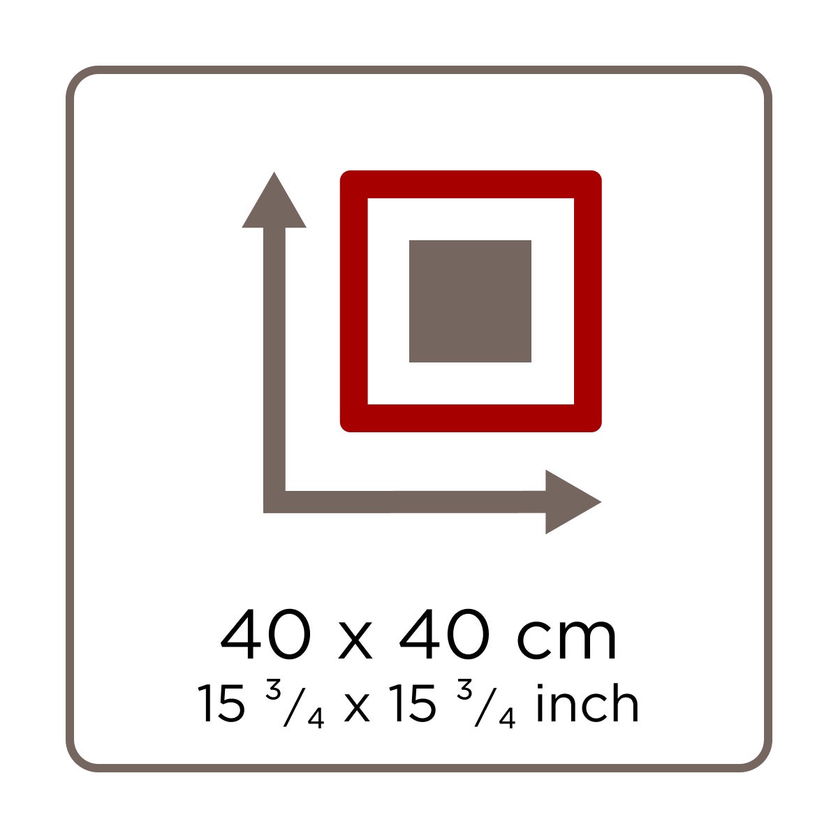 Fiorito moldura de madeira 40x40 cm, BRANCO - 4