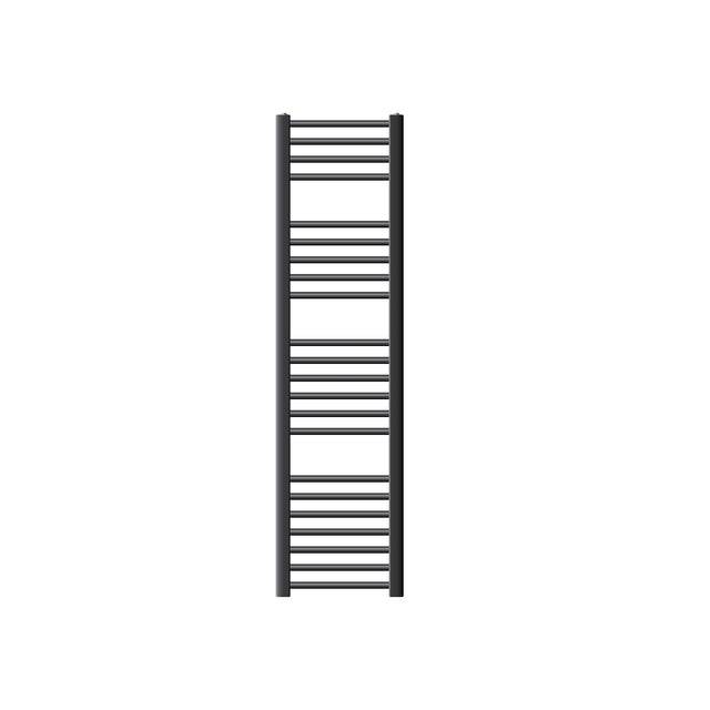ECD Germany Sahara Design Radiatore - 300 x 1400 mm - Antracite - Connessione laterale - Forma diritta - con kit di montaggio a parete