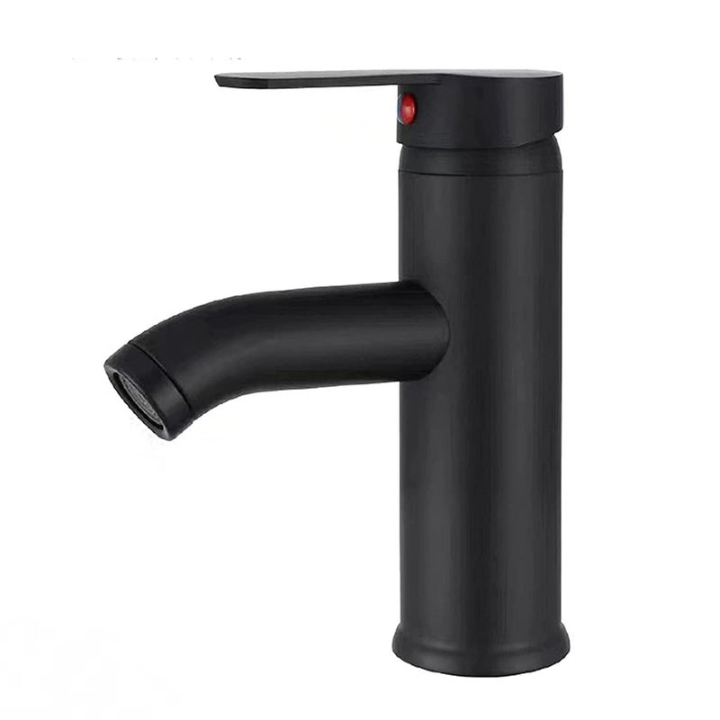 Bateria zlewozmywakowa, ciepła i zimna woda, jednouchwytowa, do zlewów i łazienek, czarna