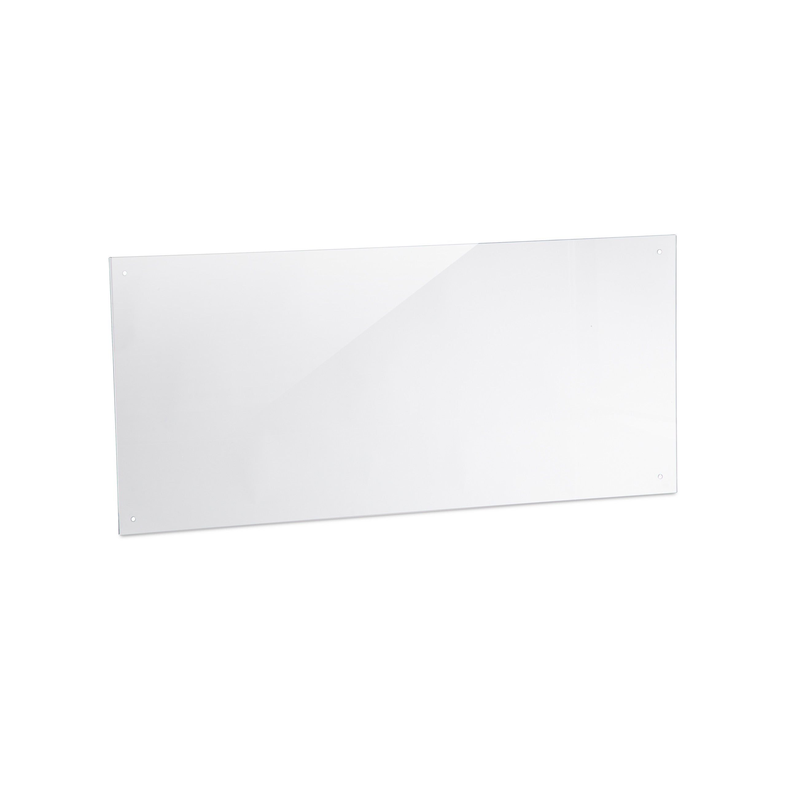 crédence de cuisine, verre, contre éclaboussures, fond de hotte 100 x 50 cm, montage mural, transparent, Relaxdays - 9