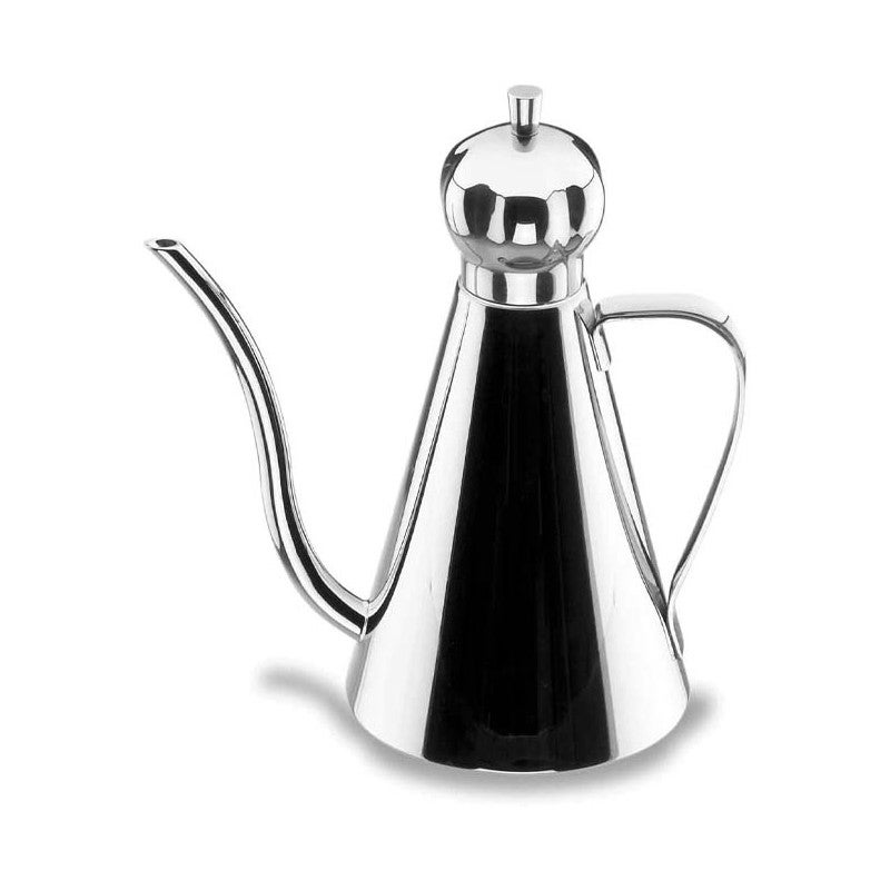 FRABOSK Oliera 4 Pezzi In Acciaio Inox E Vetro Cm 16X22X16