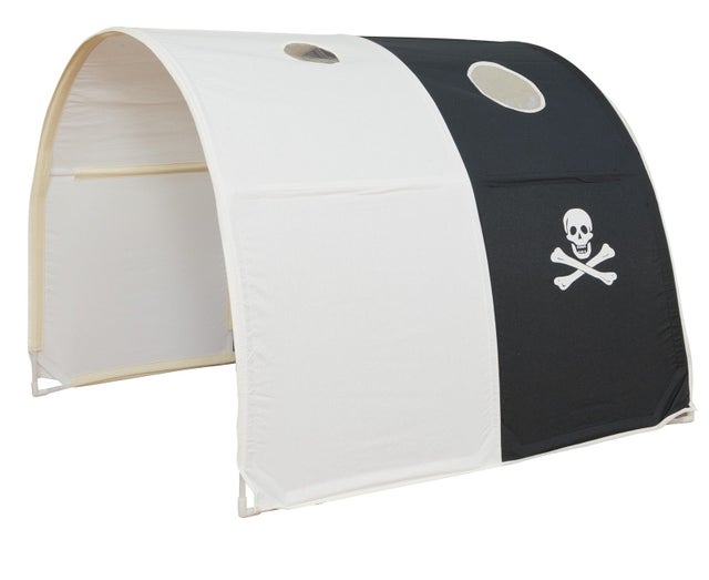 Tunnel pour lit enfant superposé tente accessoires pirate 90x70x100cm APE06043
