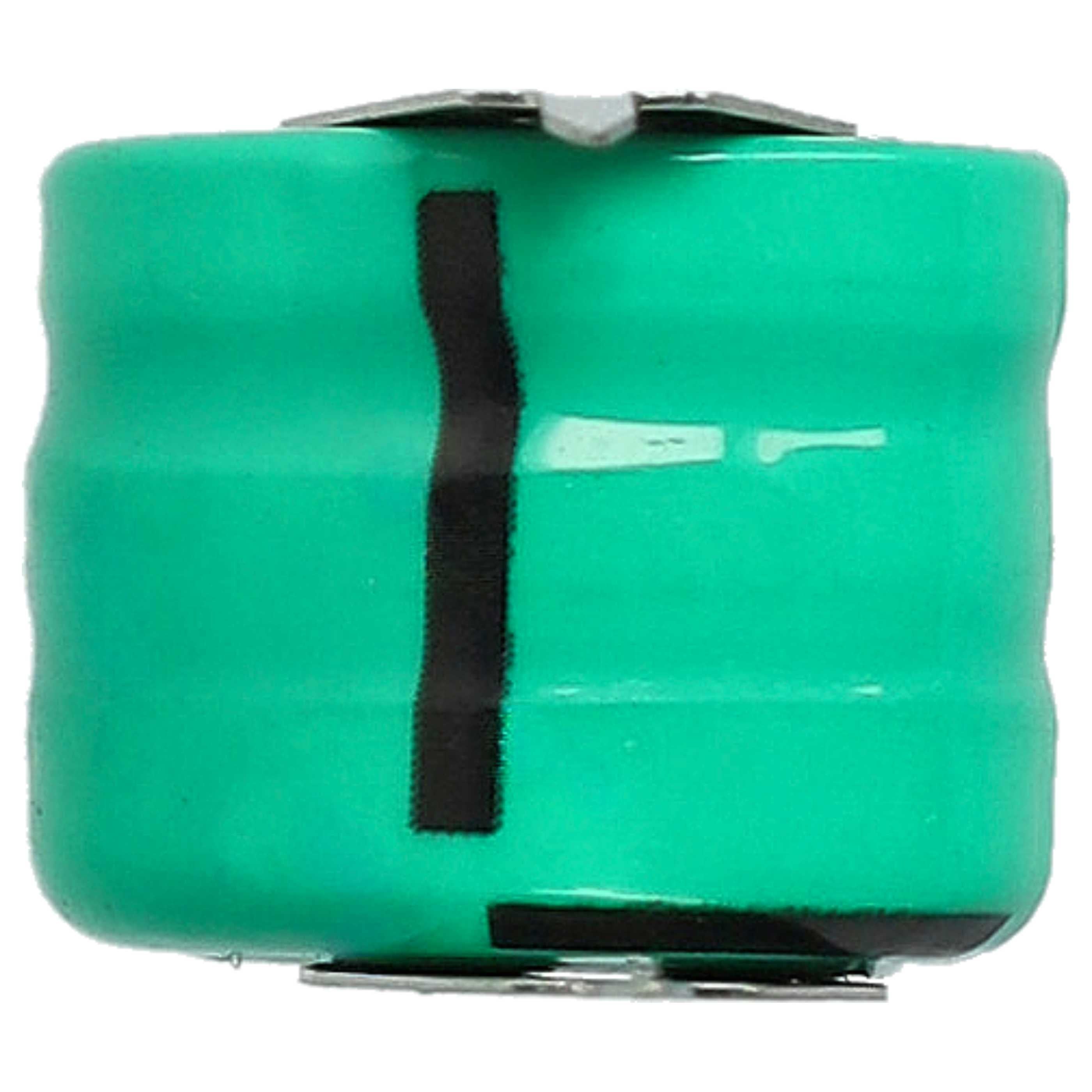 vhbw NiMH pile bouton de remplacement pour type 3/V15H 2 épingles 20mAh 3,6V convient pour les batteries de modélisme etc. - 3