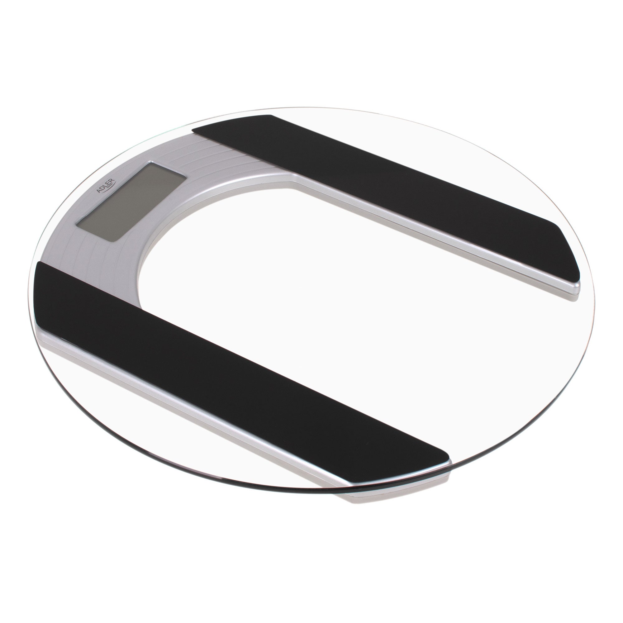 Bilancia Pesapersone Rotonda Digitale Alta Precisione da Bagno Vetro Temperato Adler Trasparente AD8122 - 4