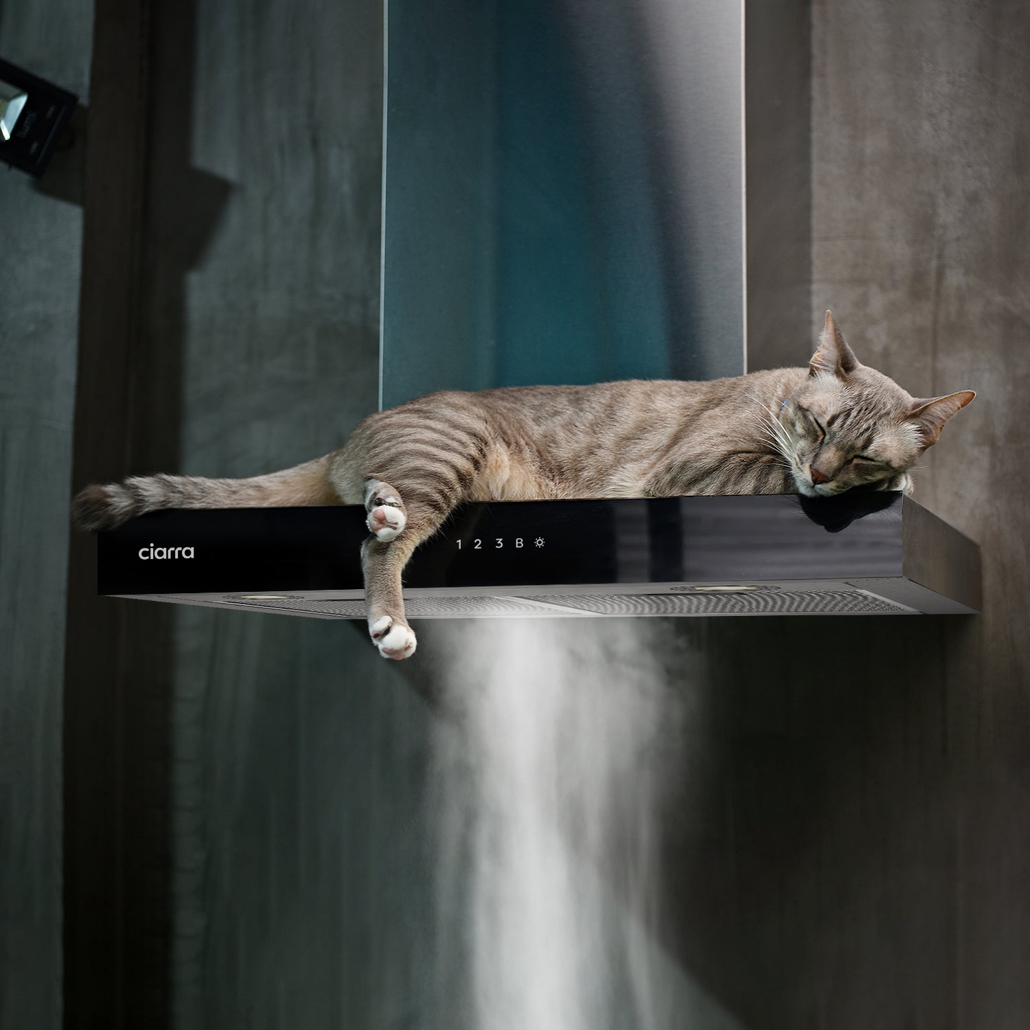 CIARRA Hotte Tactile 60cm 650m3/h A+++ 4 Vitesses Booster Recyclage ou Evacuation Inox CBCS6102 - 8