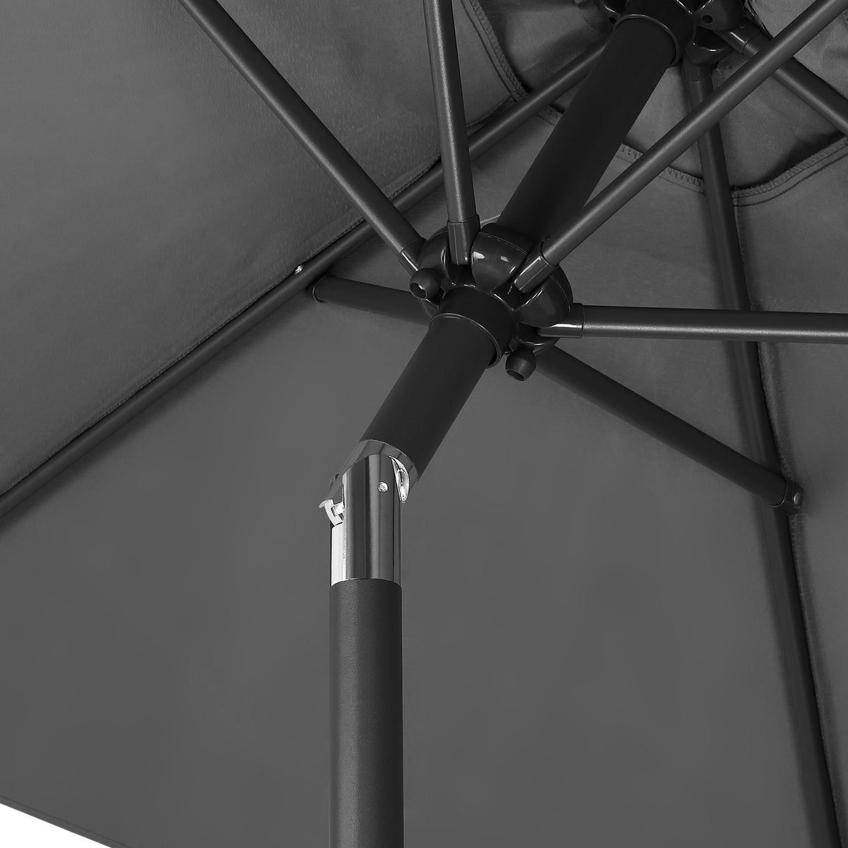 KINGSLEEVE Parasol inclinable Ø200cm Anthracite - 7