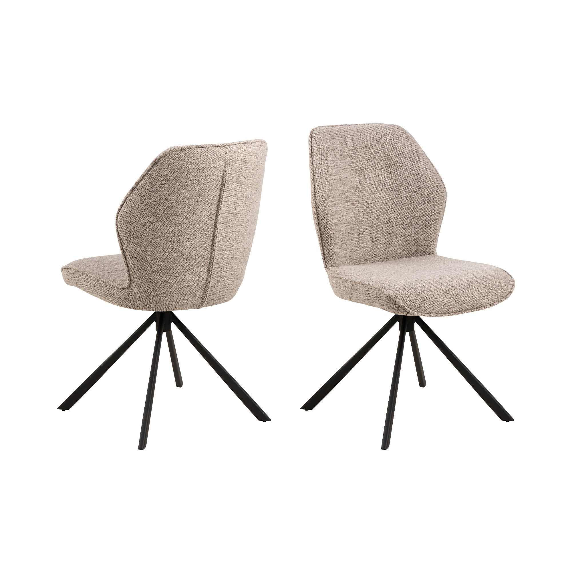 Aura krzesło stołowe beżowy.