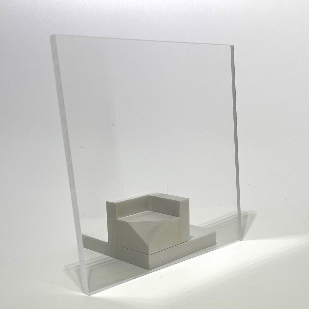 Plaque Plexiglas PMMA Transparent Ep. 6 mm L.100 x 50 cm - 2