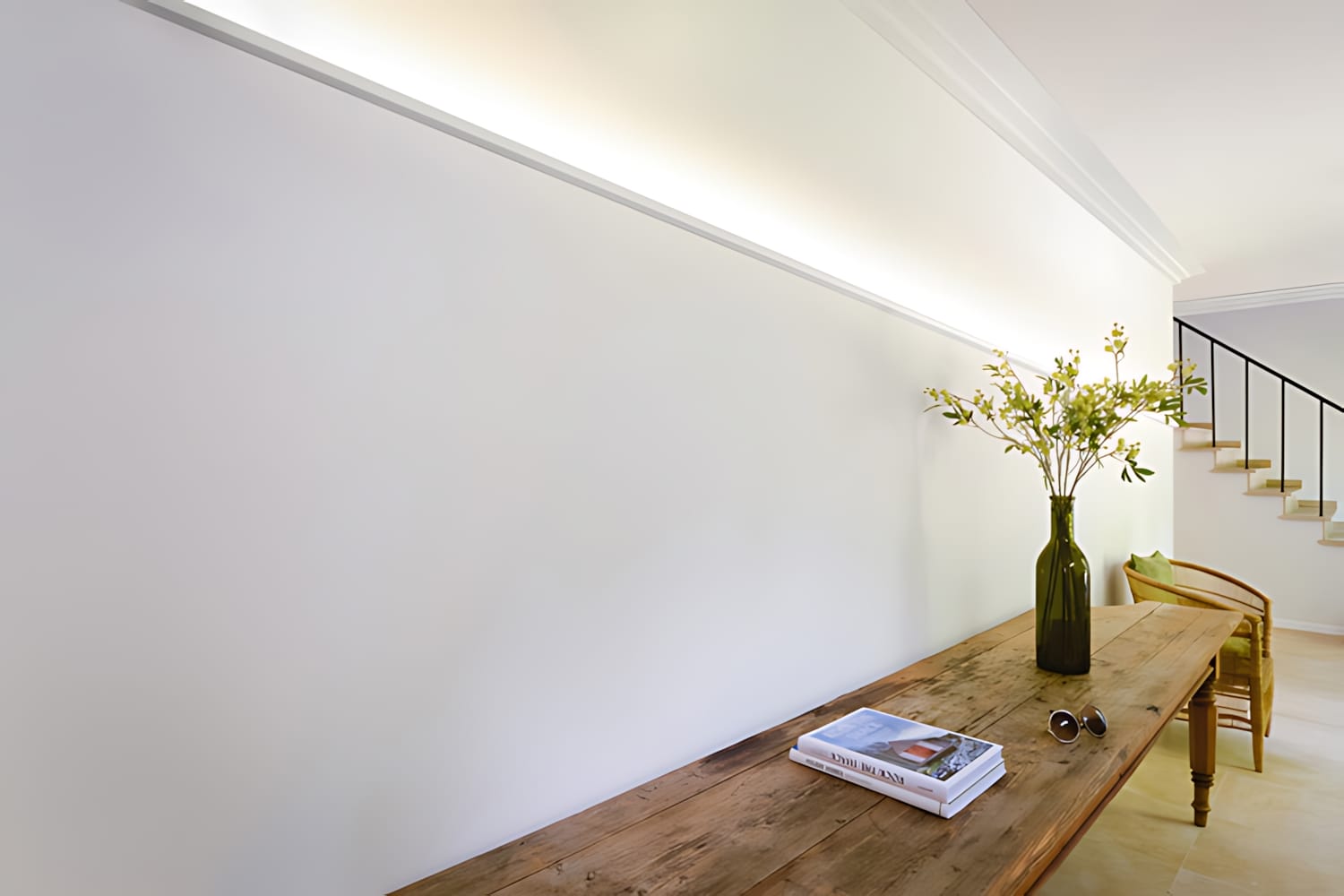 Cornisa Orac Decor AXXENT CX189 Moldura para luz indirec Perfil de estuco 2 m - 4