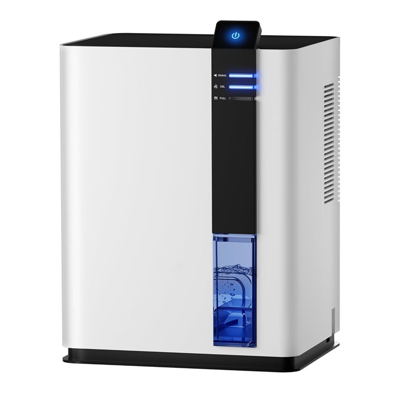 Déshumidificateur 1500ML Électrique - Minuterie 12H, 7 Couleurs LED, Pour Salle De Bain & Chambre