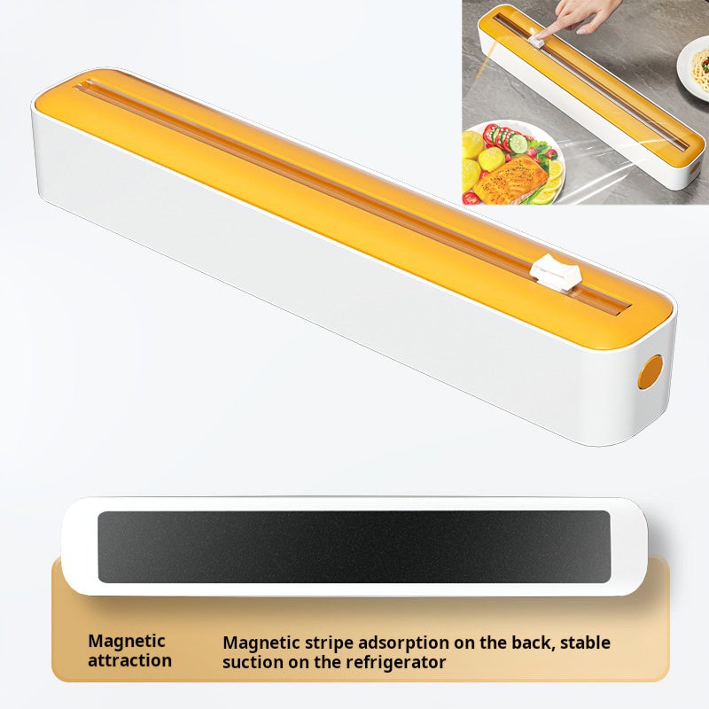 TTLIFE 3 En 1 Distributeur Papier Aluminium, Distributeur Aluminium Et Film Alimentaire Avec Coupe Cuisine Stockage Coupeur Film 96259964