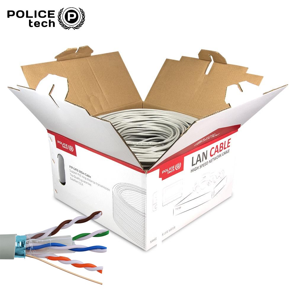 Matassa Cavo LAN UTP CAT6 305 Metri – Rame Alluminio CCA – DAHUA Bobina