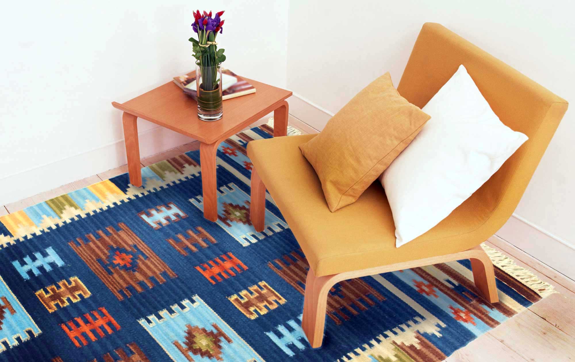 180x120 CM Autentyczny, oryginalny i ręcznie robiony kilim