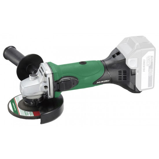 Meuleuse sans fil ø125mm 18v hikoki - sans batterie ni chargeur - g18dslw5z