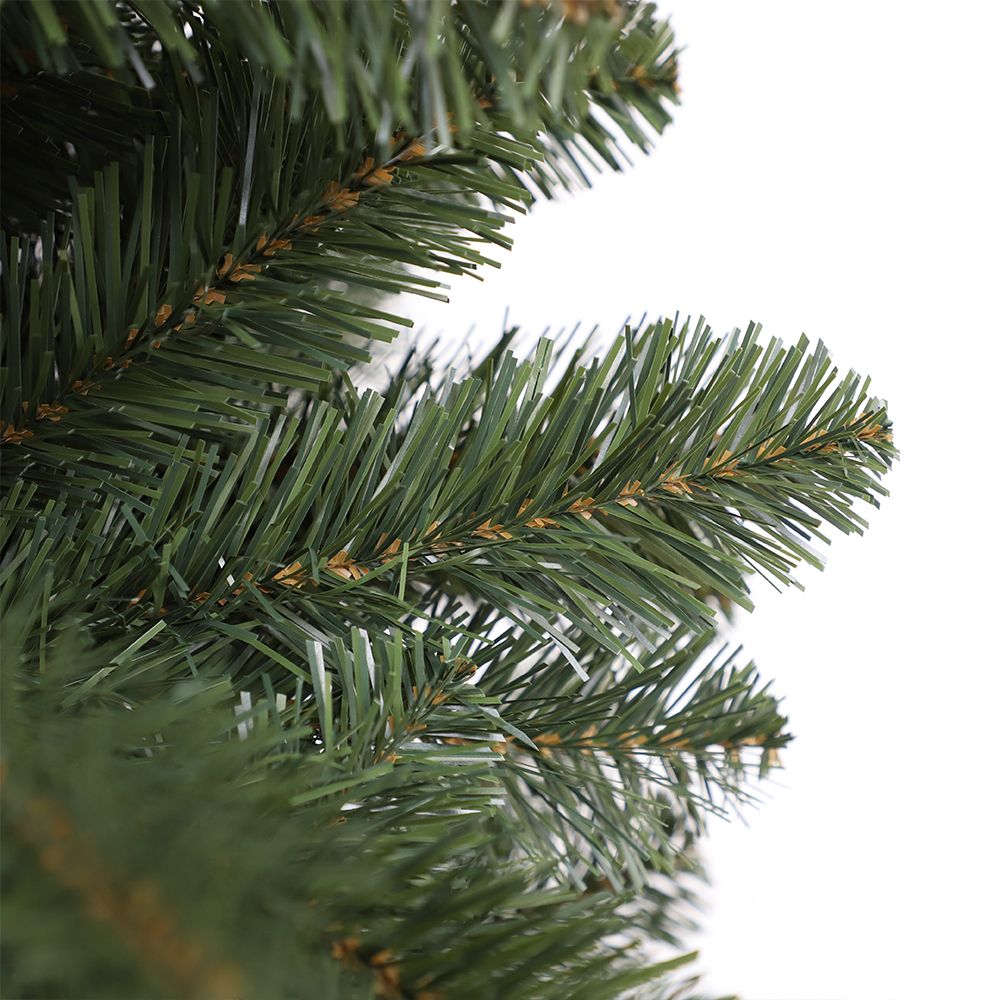 Albero di natale Pino 150/180/210/240/270/300 CM SUPER FOLTO REALISTICO VERDE 210 - 2