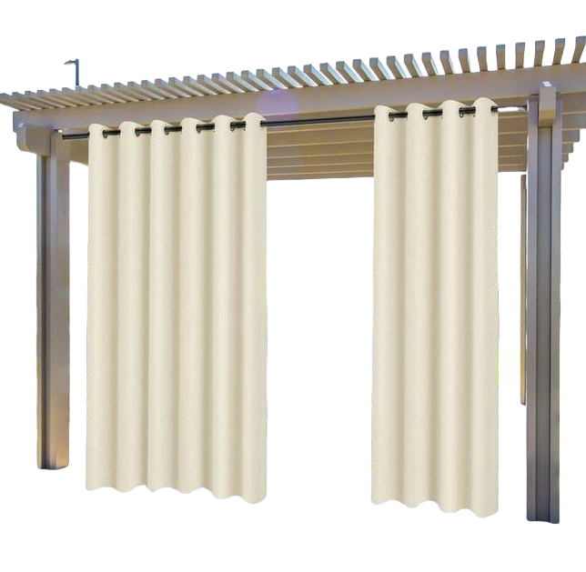 Tenda da esterno impermeabile, resistente al vento e ai raggi UV, ideale per oscurare la stanza (beige, 2 unità/132 x 213 cm) | Leroy Merlin