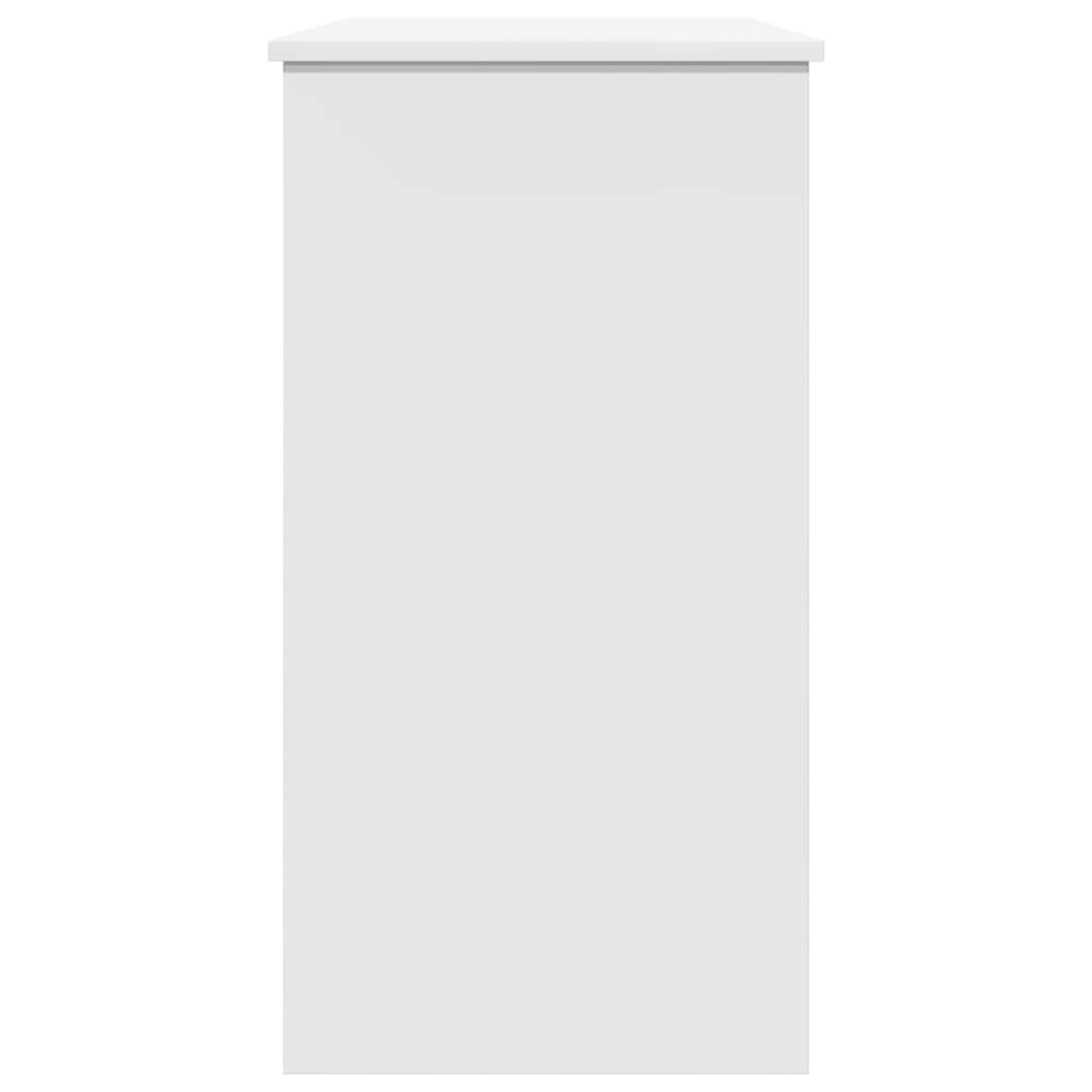 Bureau Blanc 80x40x75 cm Bois d'ingénierie vidaXL - 6
