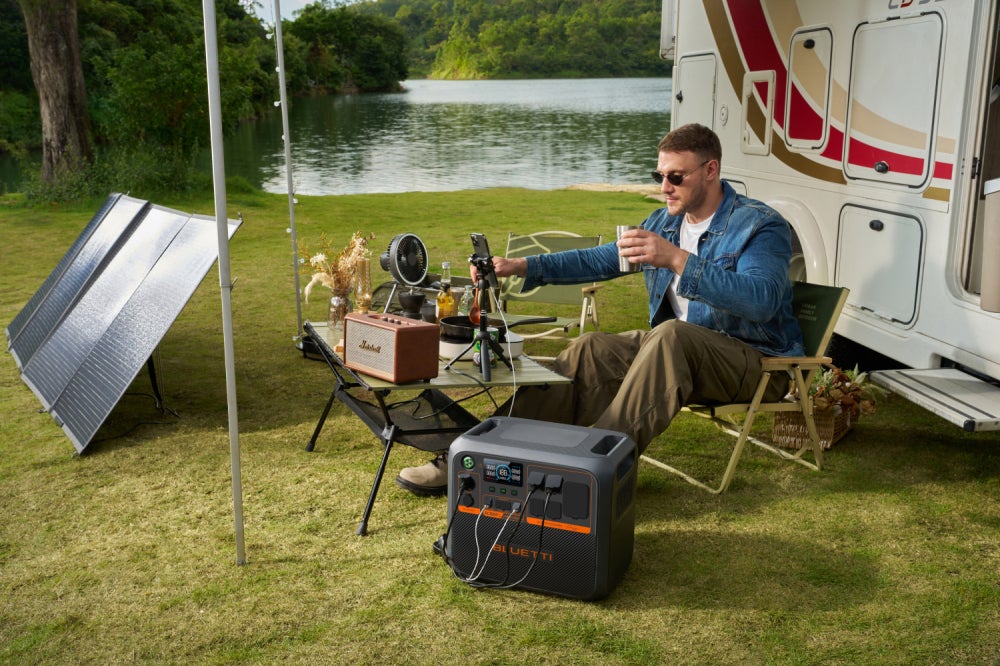 Kit BLUETTI AC200PL avec Panneau Solaire 100W - Batterie 2304Wh, Générateur solaire 4x2400W - 10