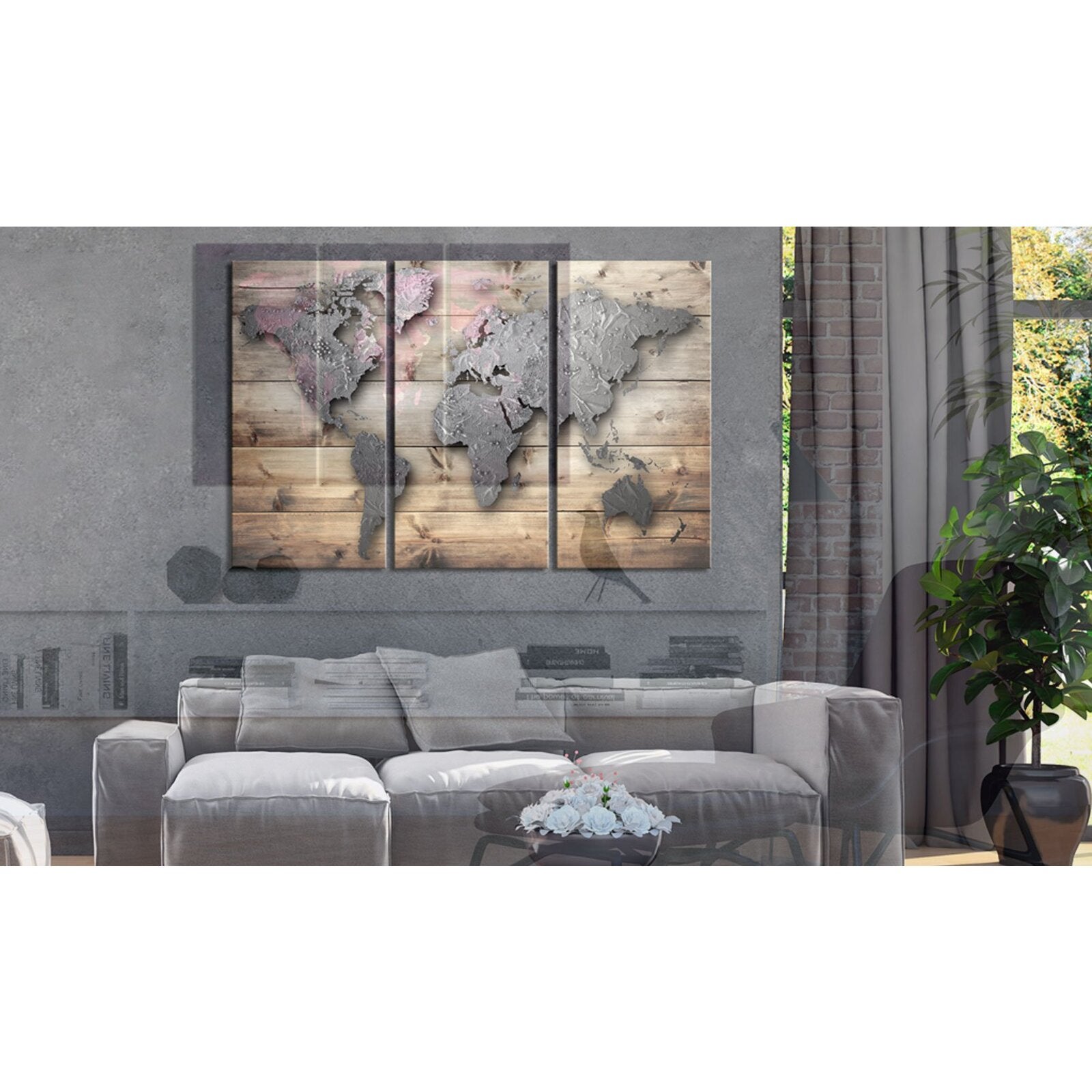 Tableau portes sur le monde - 120 x 80 cm - 2