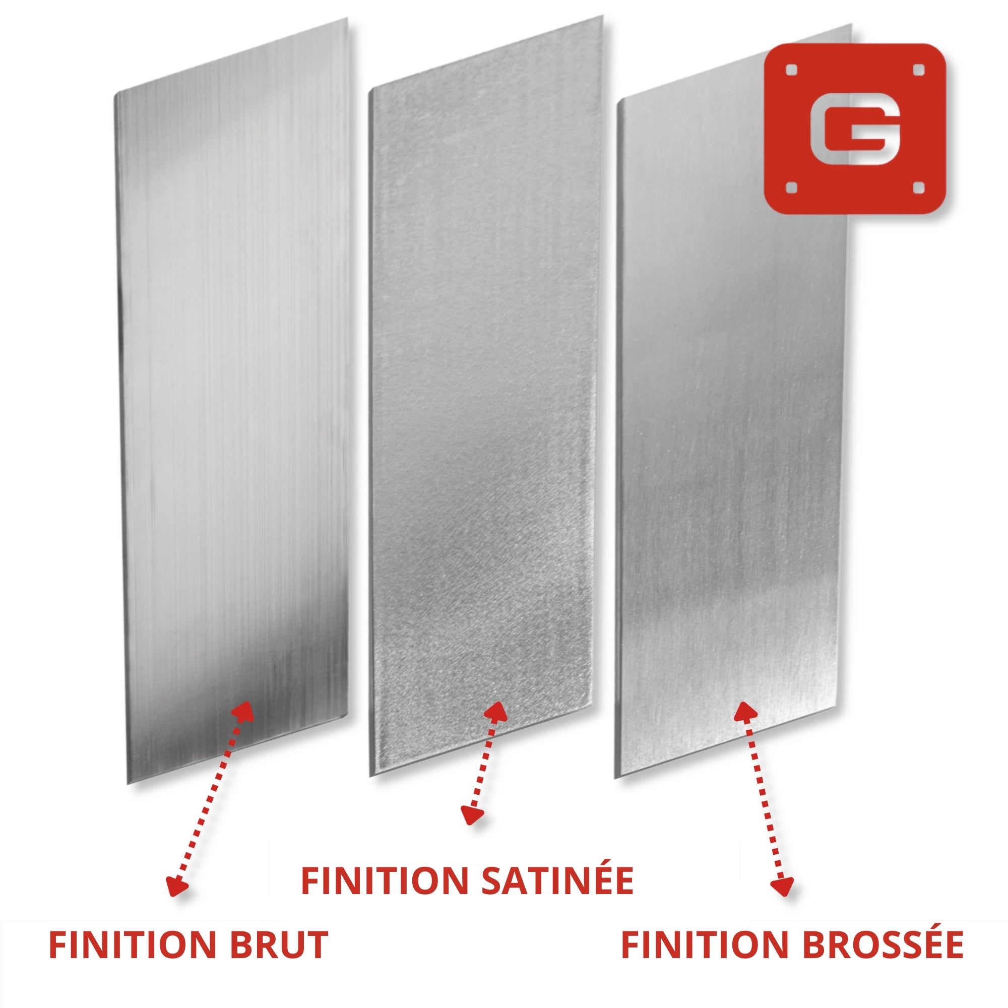 Barre plate en aluminium satiné 10x4mm 20cm Profilé EN6060 PA38 + découpe sur mesure - 7