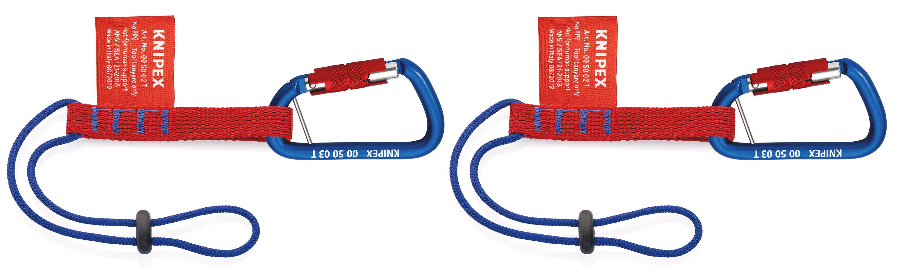 Pętla adaptera Knipex z karabińczykiem materiałowym - 005006TBK