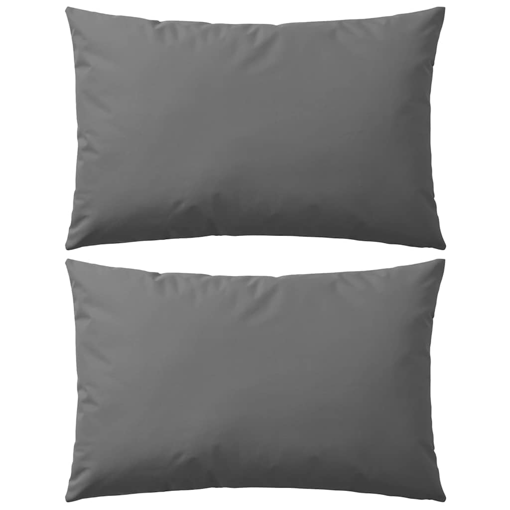 Vidaxl Cojines Para Exteriores 2 Unidades 60X40 Cm Gris , Leroy Merlin