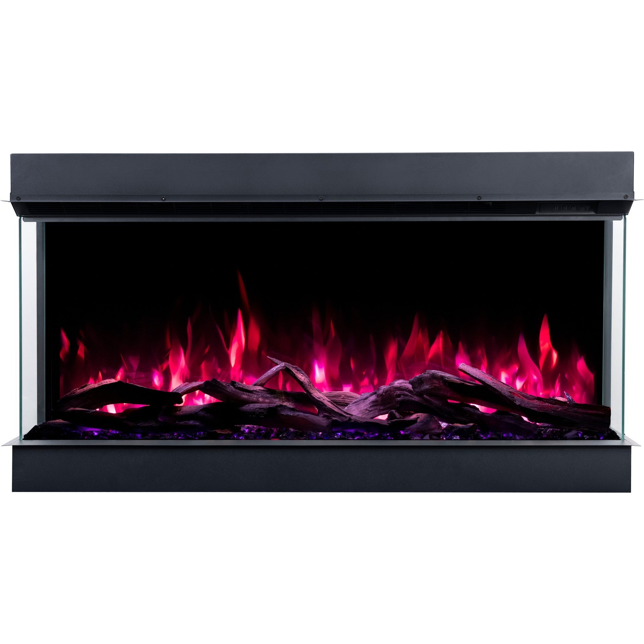 Cheminée électrique AFLAMO Superb 3D 160 - feu premium - encastrable - 160x65x35 cm - cheminée LED décorative avec chauffage 750/1500 W - 4