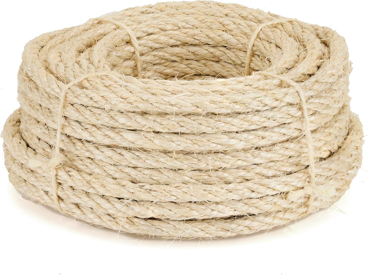 Cuerda de sisal natural de 8 mm x 50 m: ideal para árboles para gatos ...