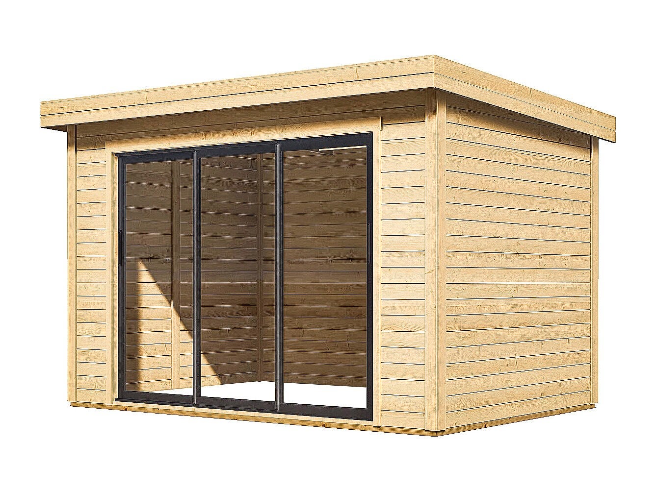 Studio de jardin en bois 15,3 m² - Epaisseur 28 mm - CANOPIA - 5