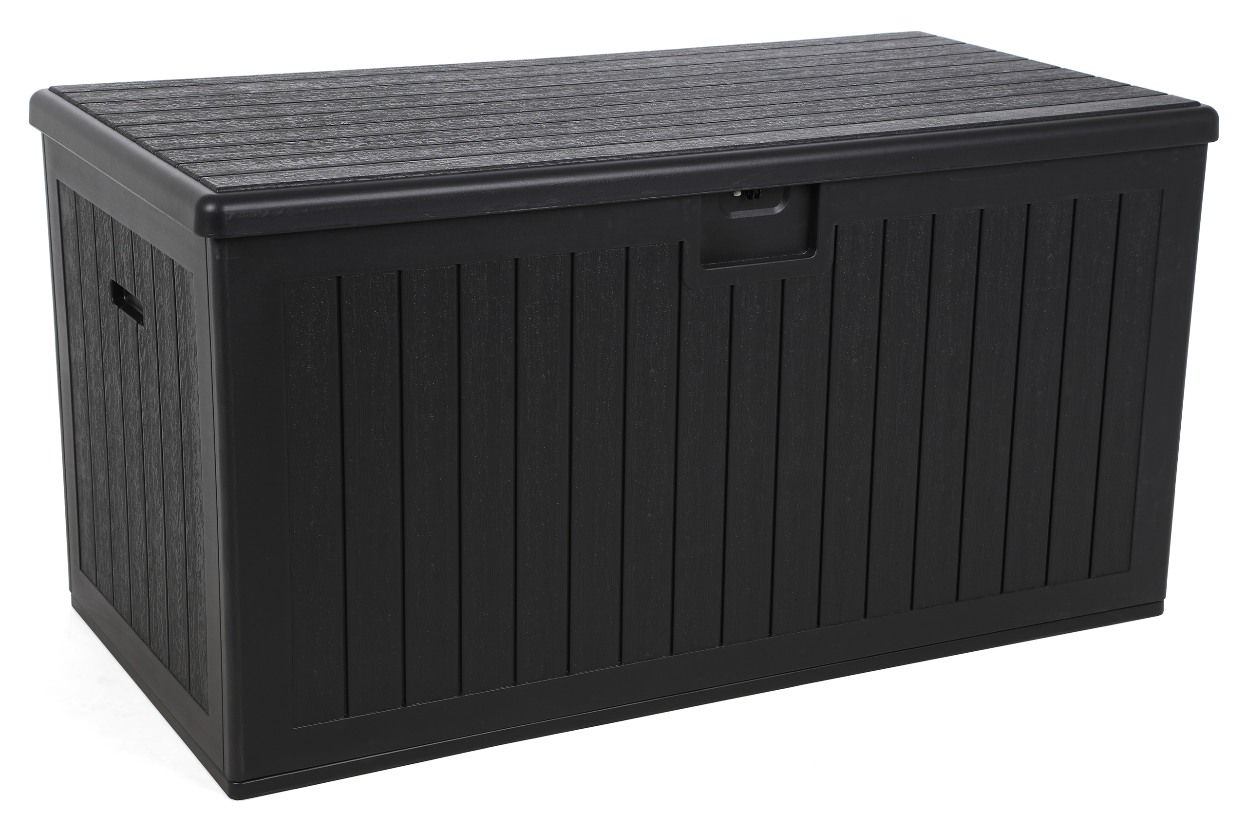 Skrzynia ogrodowa wzmocniona Gotland 567 l Black