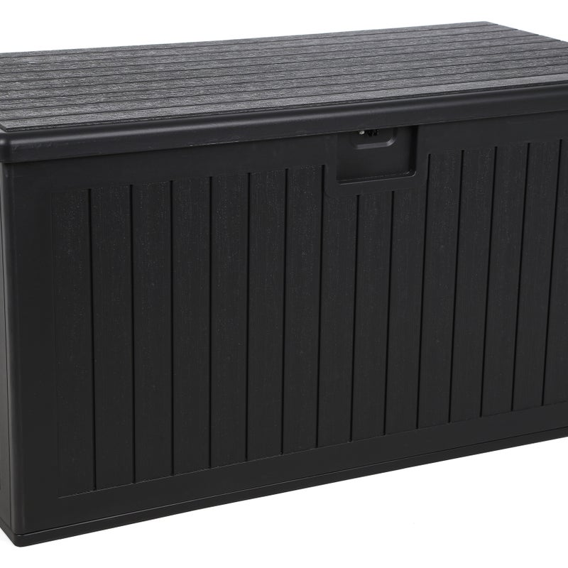 Skrzynia ogrodowa wzmocniona Gotland 567 l Black