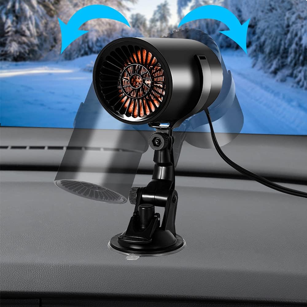 Karcher Degivreur Pare Brise COMBLU Chauffage De Voiture, 12V 150W Chauffage De Ventilateur Voiture Spray Dégivrant Pare Brise