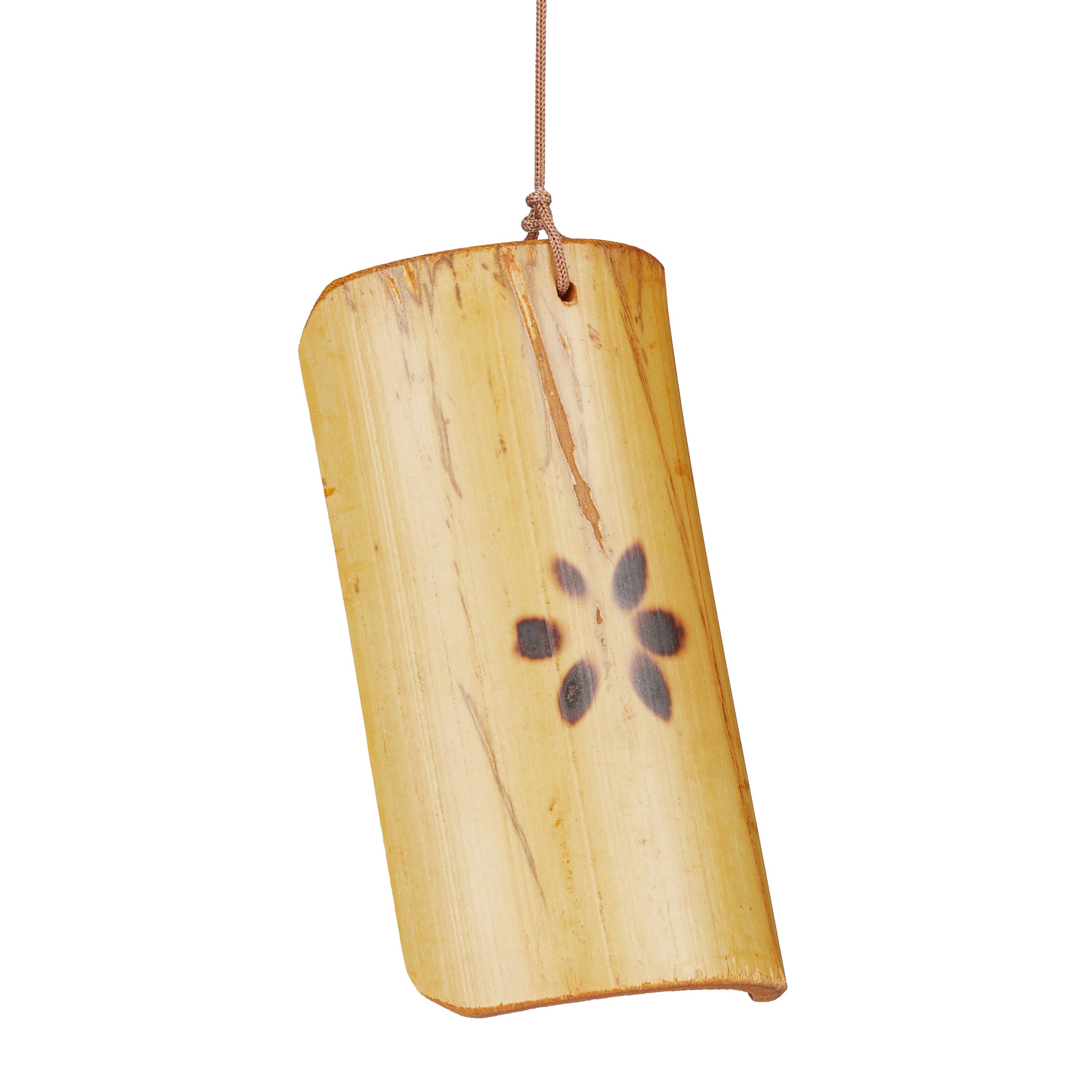 Carillon à vent bambou, moulin à vent, son, décoration jardin, bois, feng shui mobile, 73 cm, nature, Relaxdays - 8