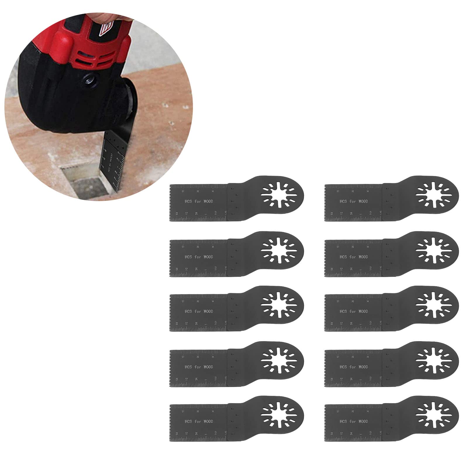 Lame de scie oscillante Lame Multi-outils 5 Pièces Lames Multi-outils