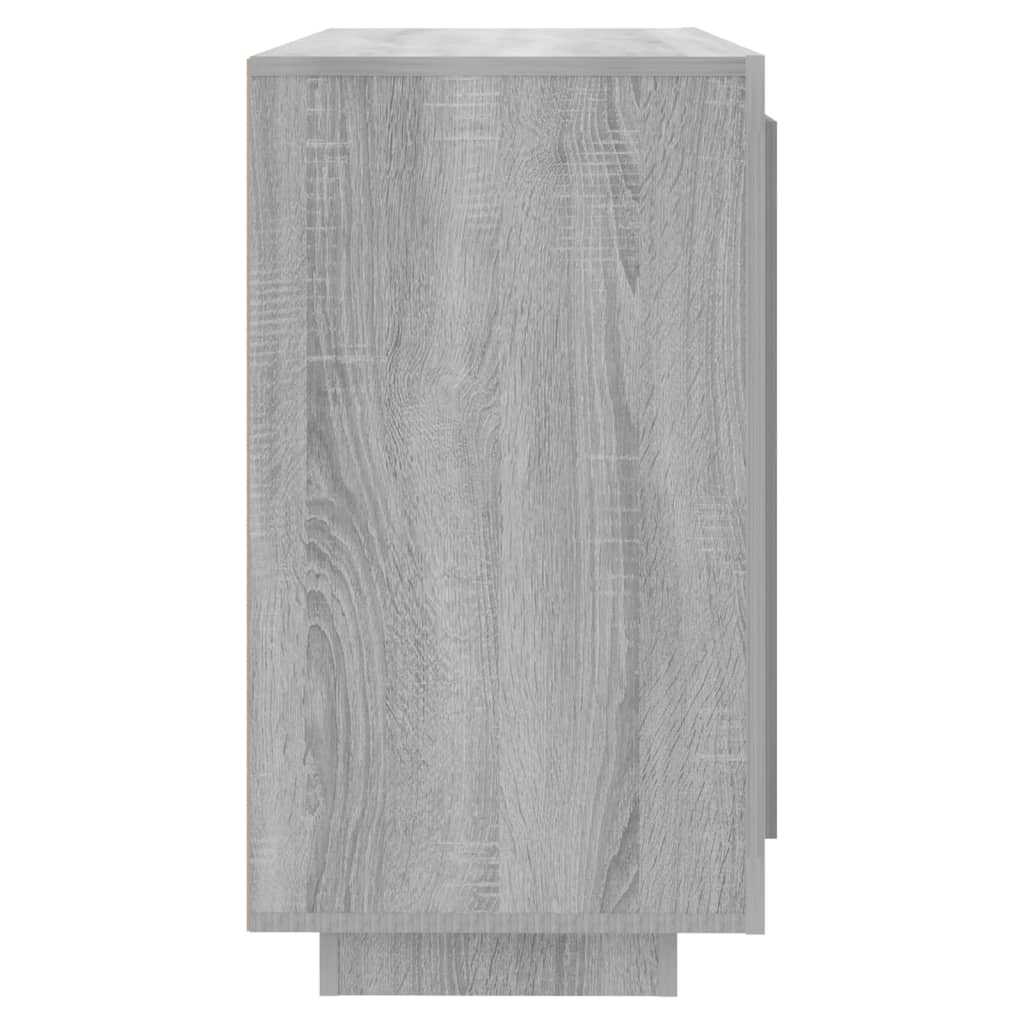 Buffet Sonoma gris 80x40x75 cm Bois d'ingénierie - 7