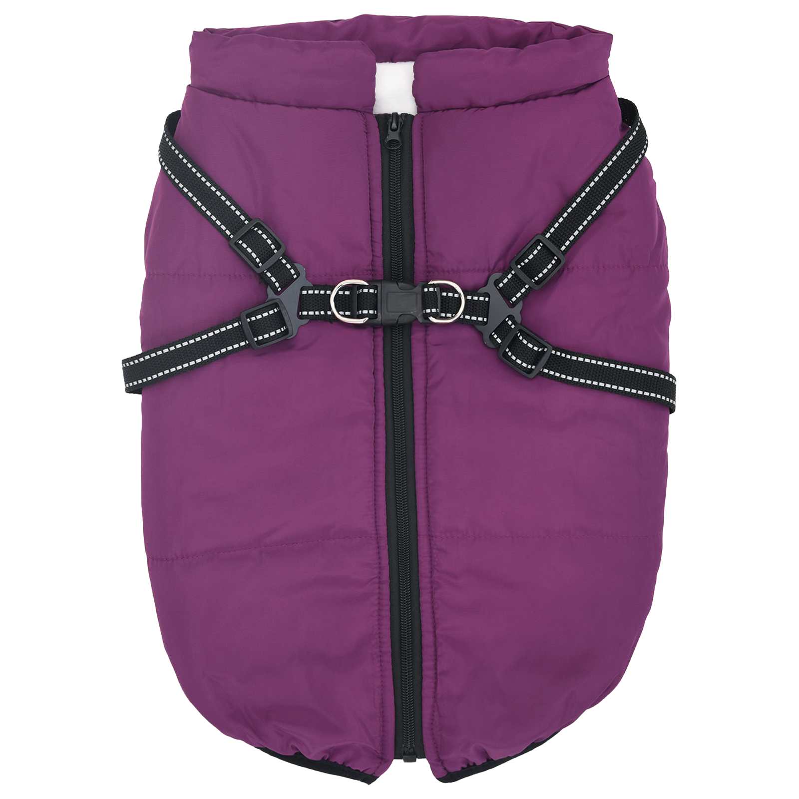 Abrigo para Perros Morado L44 Vellón y poliéster vidaXL - 2