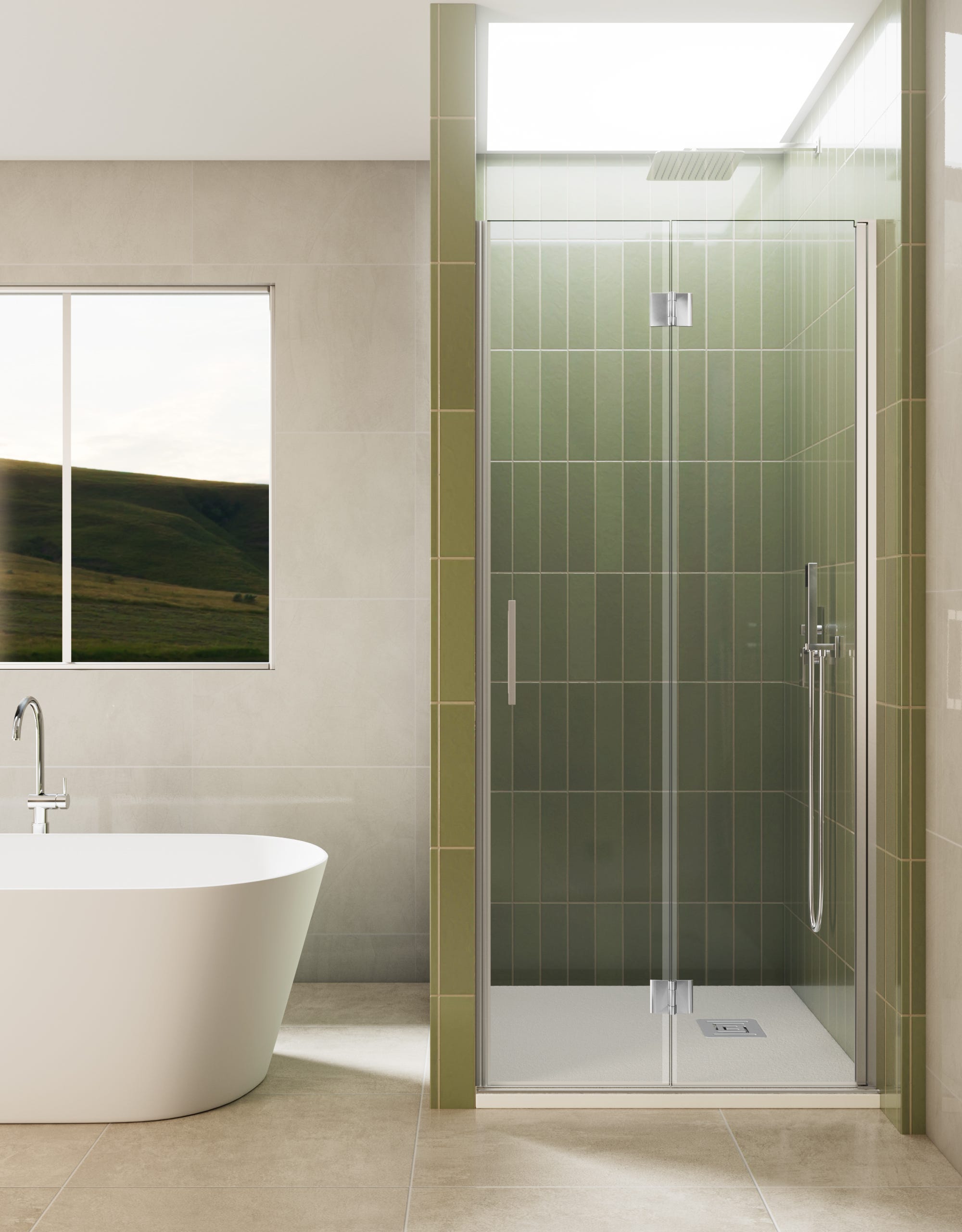Cabine De Douche H185 70x90cm Verre Transparent Portes Coulissantes Lana (sans Receveur) - Cabine de douche Cabine De Douche H185 70x90cm Verre Transparent Portes Coulissantes Lana (sans Receveur) - Cabine de douche
