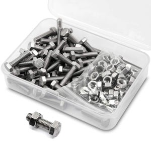 Dadi Autobloccanti Nylon M2-M16 &ndash; Esagonali In Acciaio Zincato &ndash; Lotto Misto