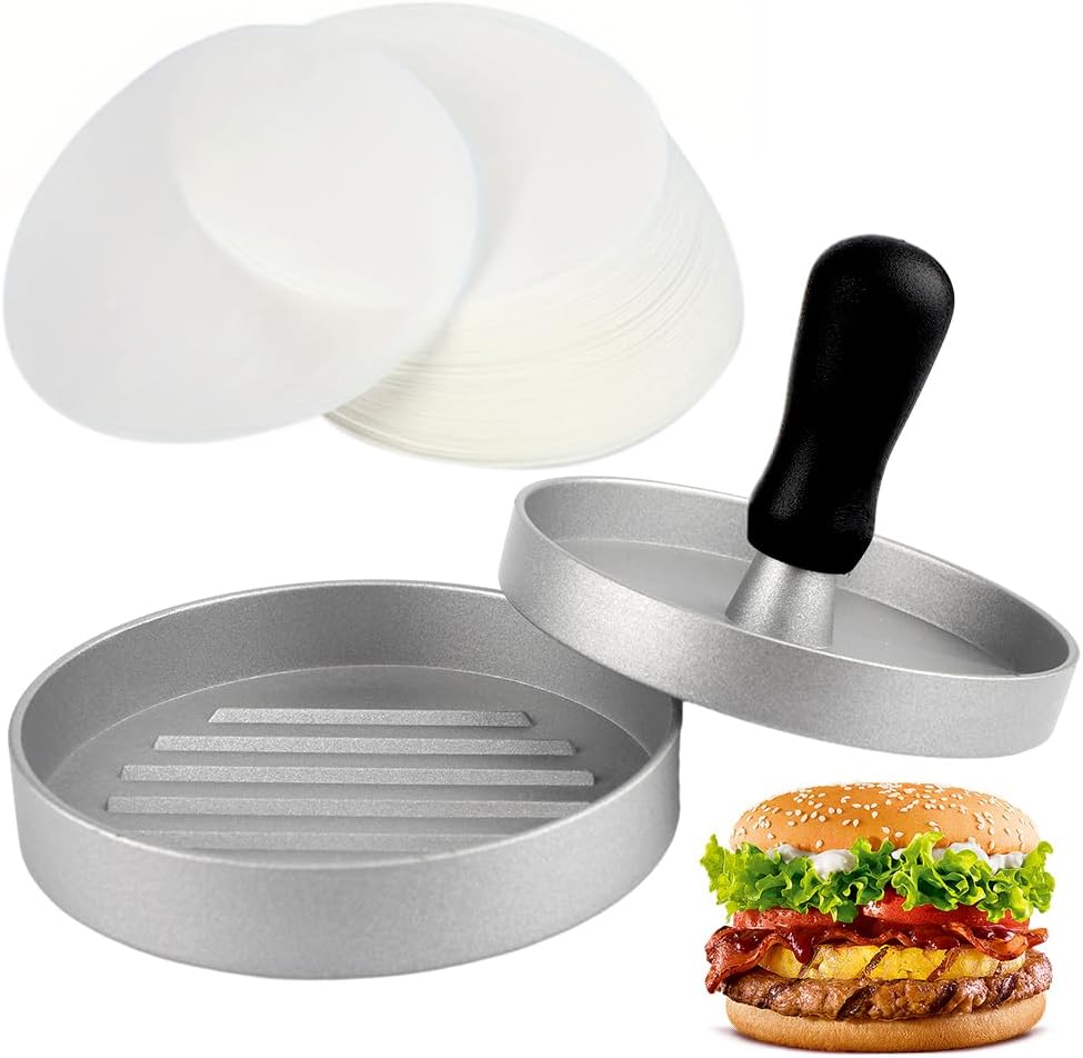 Prasa do hamburgerów papierów zapobiegających przywieraniu producent steków z mięsa do grillowania pieczenia hamburgerów faszerowanych i wołowych