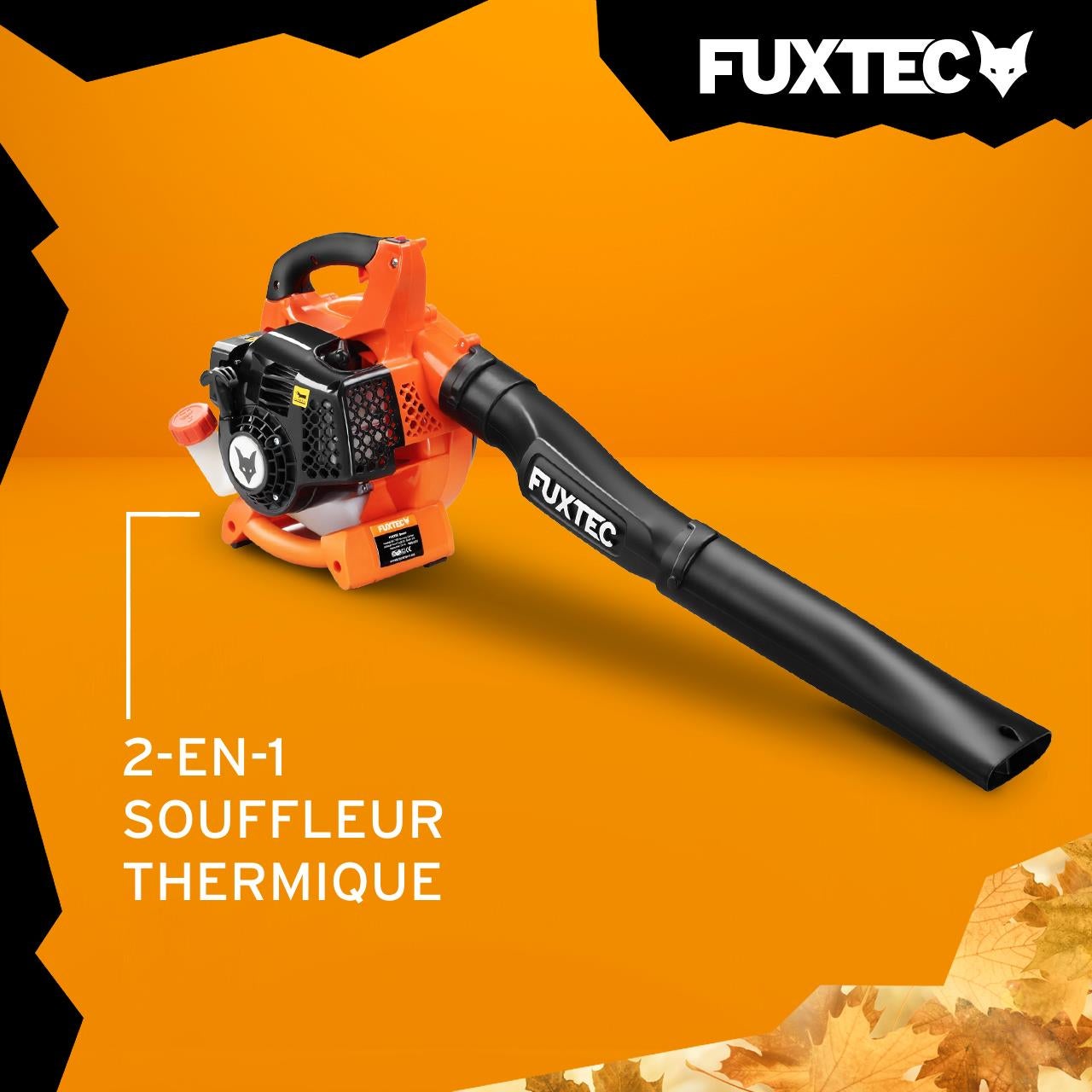 Souffleur thermique - FUXTEC FX-LB126 - 26cm3 aspiration disponible en option - 2
