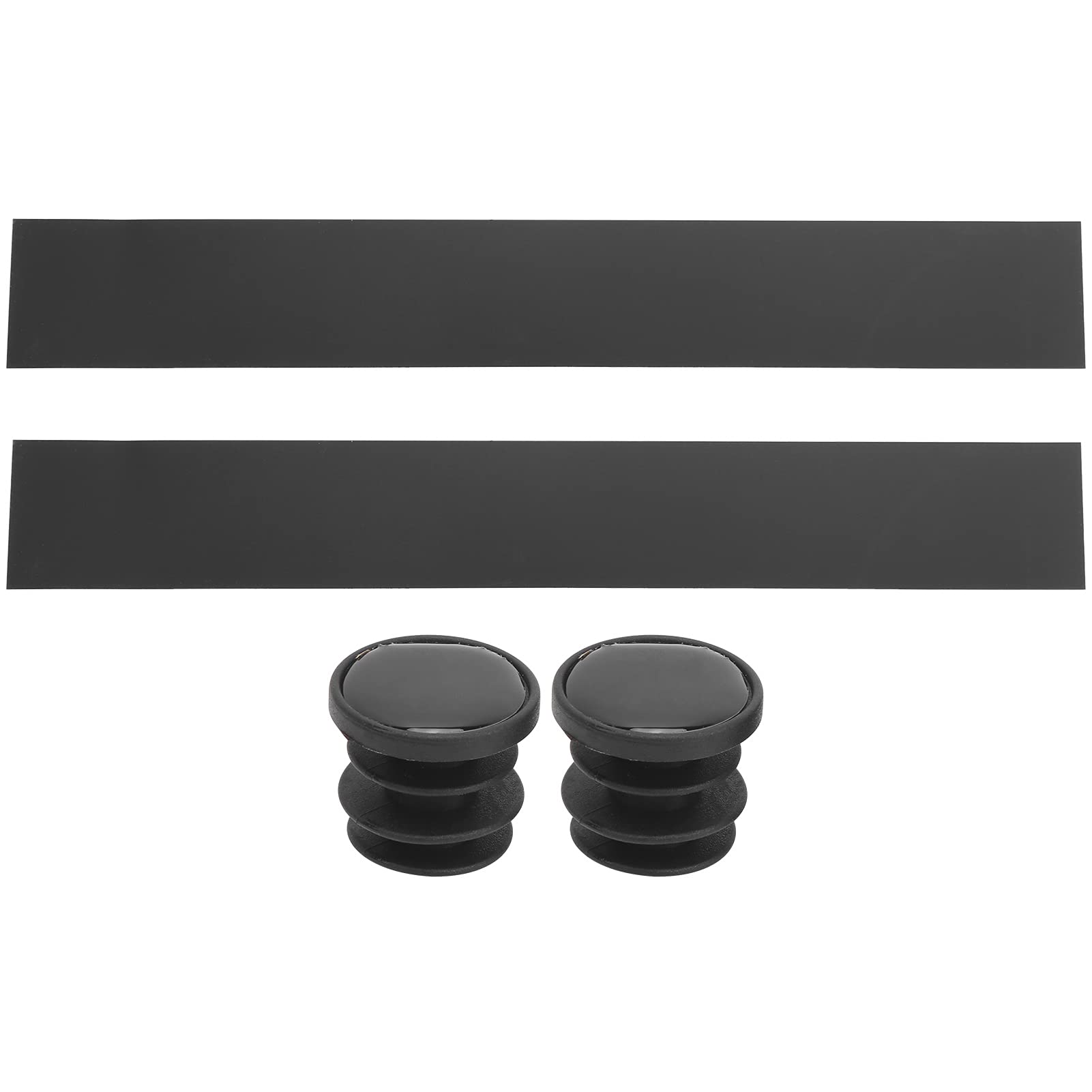 1 paire de rubans de guidon de vélo de route avec texture antidérapante, accessoire de cyclisme (noir et blanc) - 2