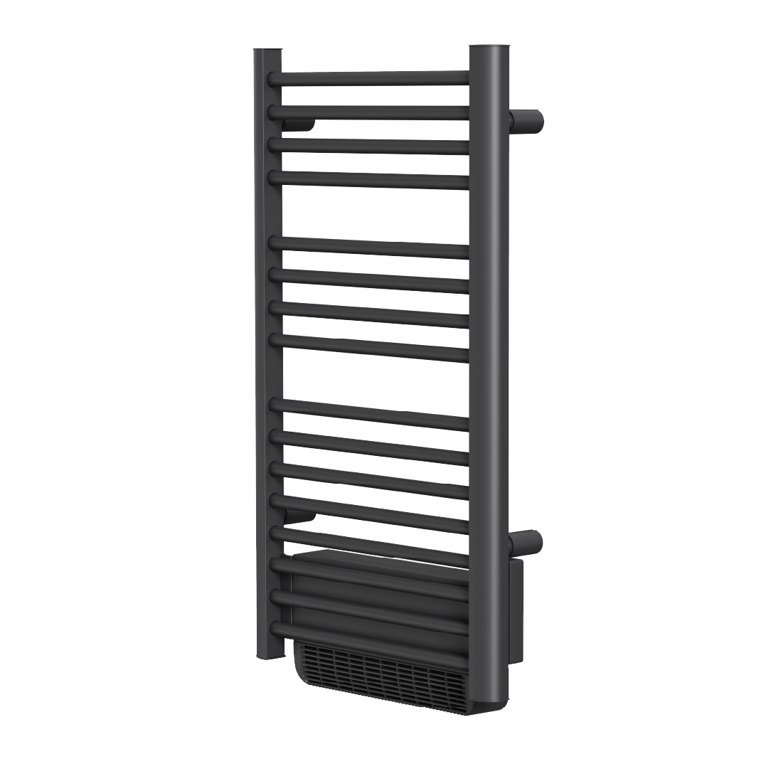 Sèche-serviette électrique sans fluide avec soufflerie 500W+1000W H.100,5xL54cm Bestherm HESTIA noir - 8