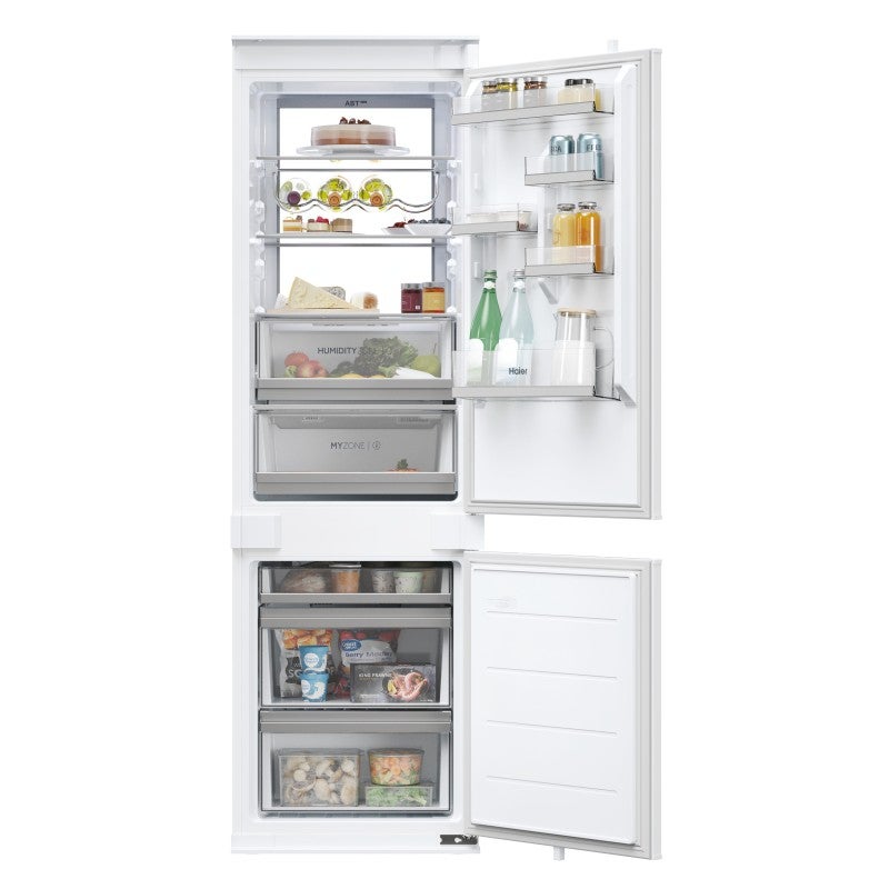 MediaMarkt Haier Frigorífico Combi Integrable, Id Series Hbw7518c, No Frost, 177, 2 Cm, 268 L, My Zone, Daylight, Blanco - Imagen 3