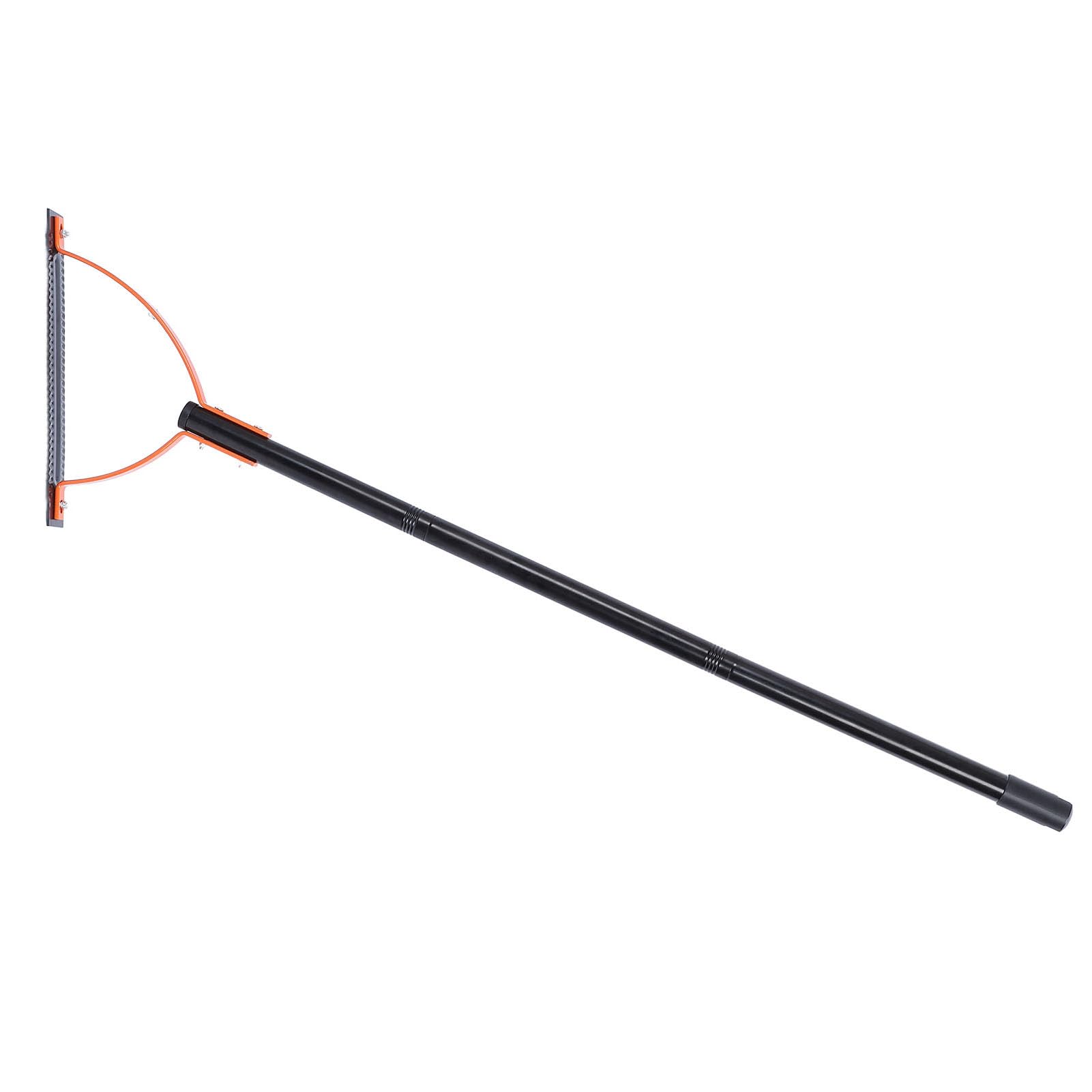 Coupe-herbe manuel 65 en acier au manganèse avec lame dentelée à double tranchant et manche en acier inoxydable pour jardin, pelouse (3 sections) - 8