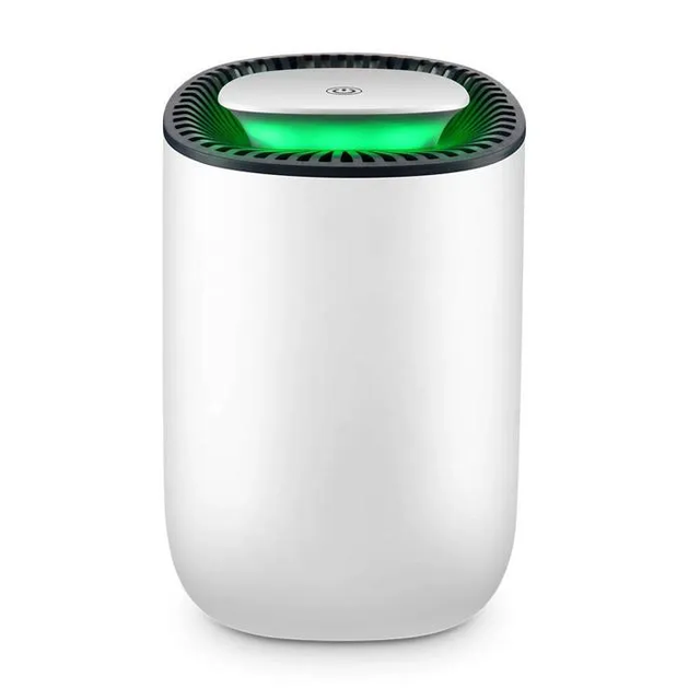 Déshumidificateur Silencieux 600 ml (33 dB), Arrêt Automatique, Indicateur LED – Compact et Économe